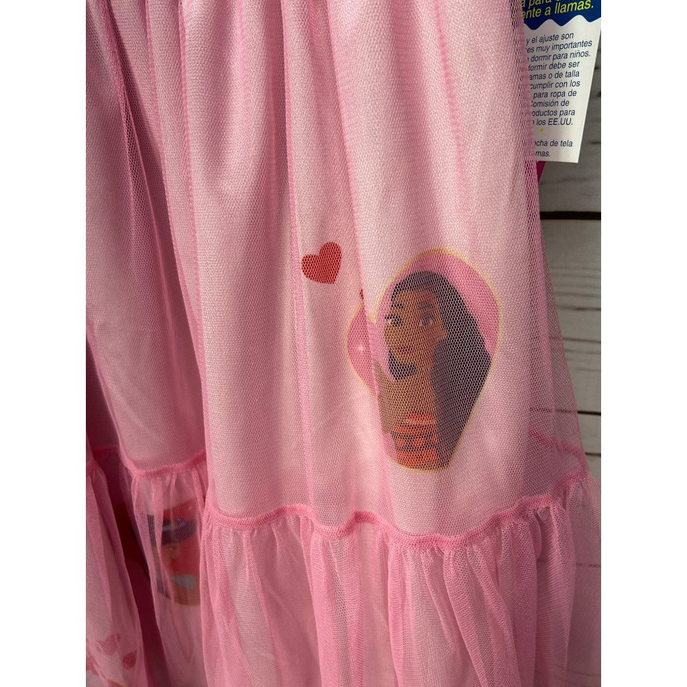 Disney Beautiful Pink Princess Shimmery‎ Tulle Fancy Nightgown, Size 2T - Picture 4 of 10